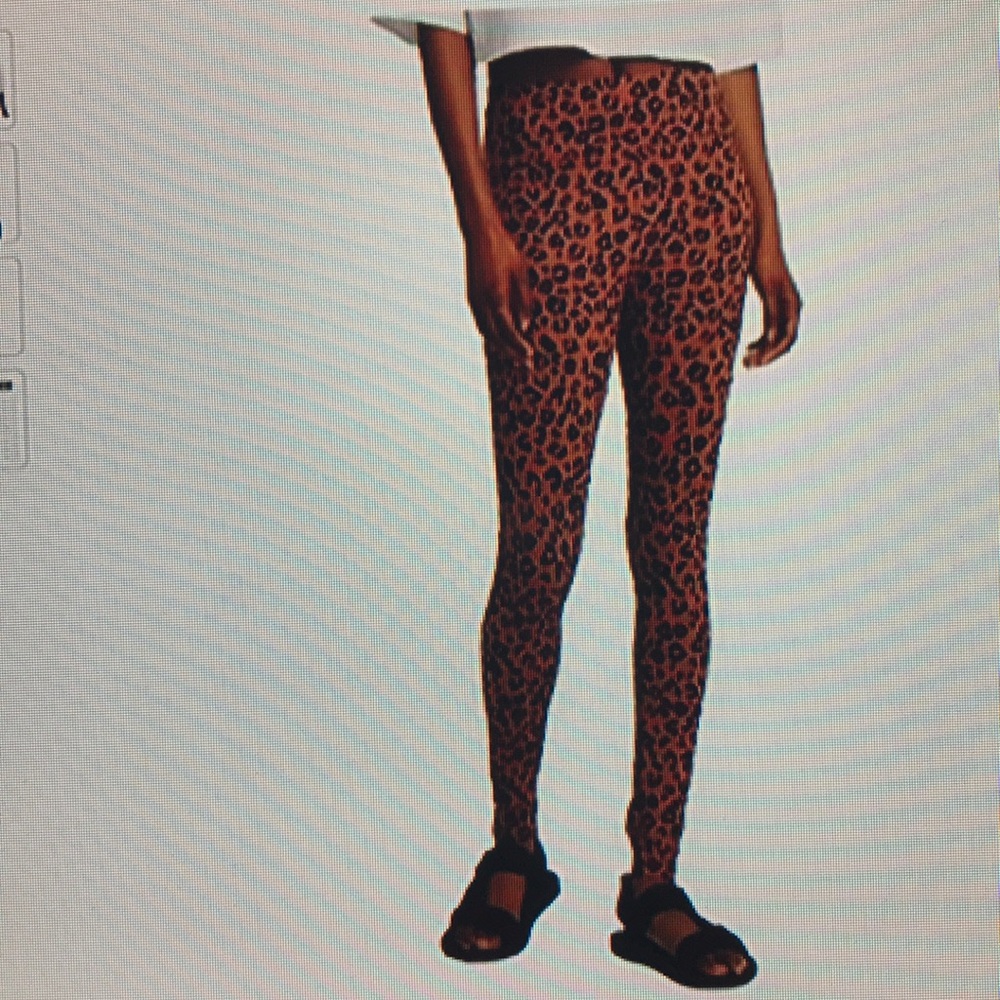 Animal Print High Waist Leggings 95% cotton